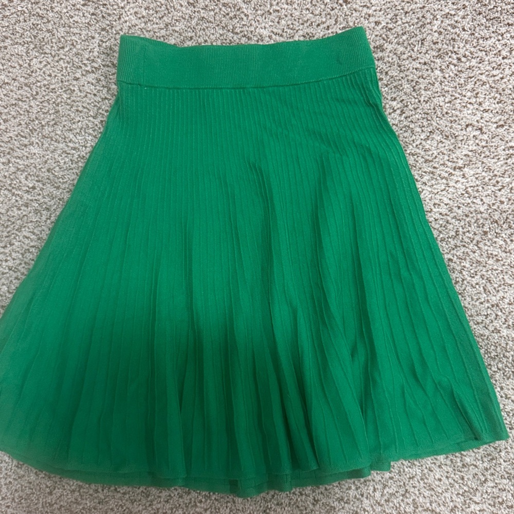 Ann Taylor A-Line  pleated Skirt